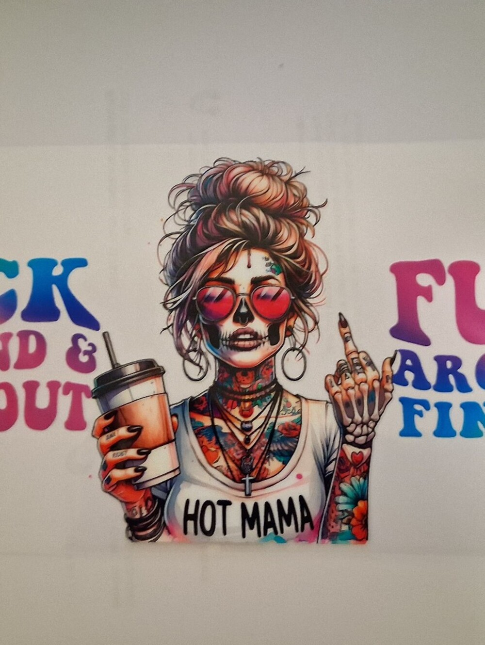 Hot Mama Colorful Cup 16 Oz Tumbler